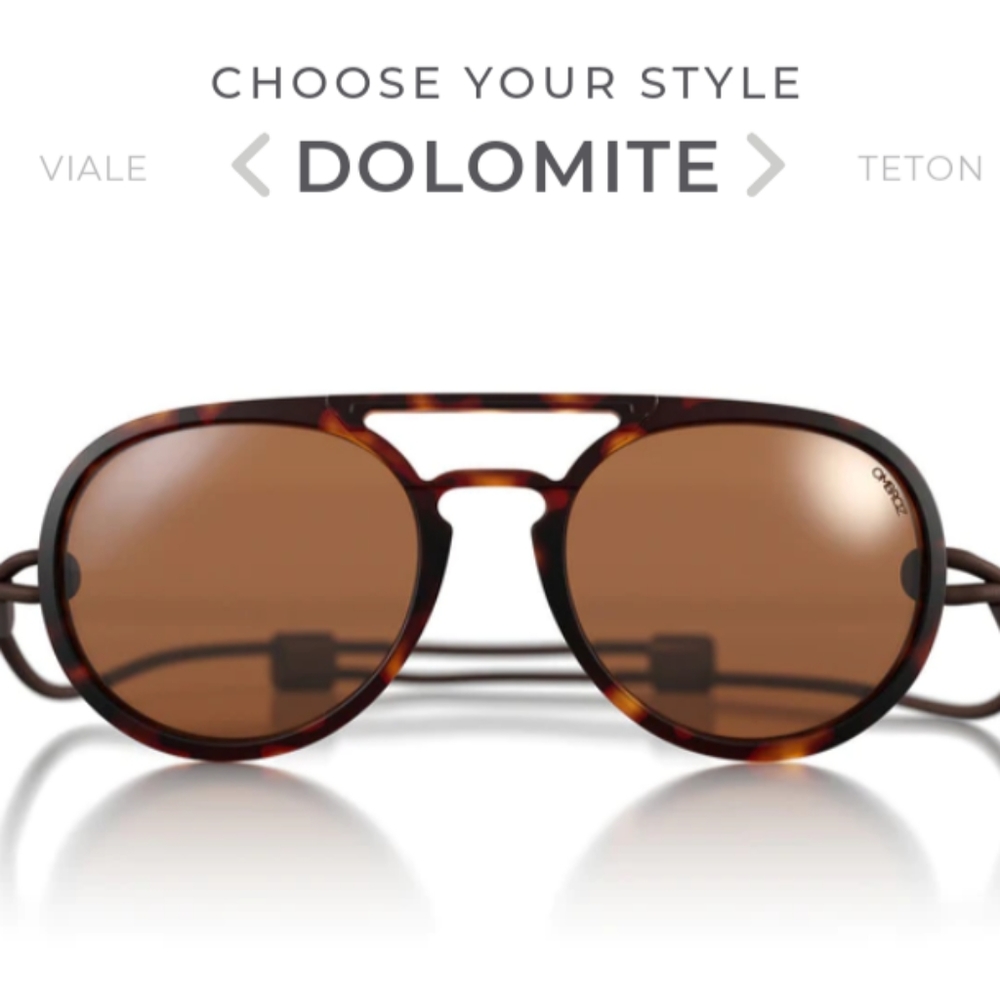 NWT Ombraz Sunglasses~Dolomite~ sz.XL